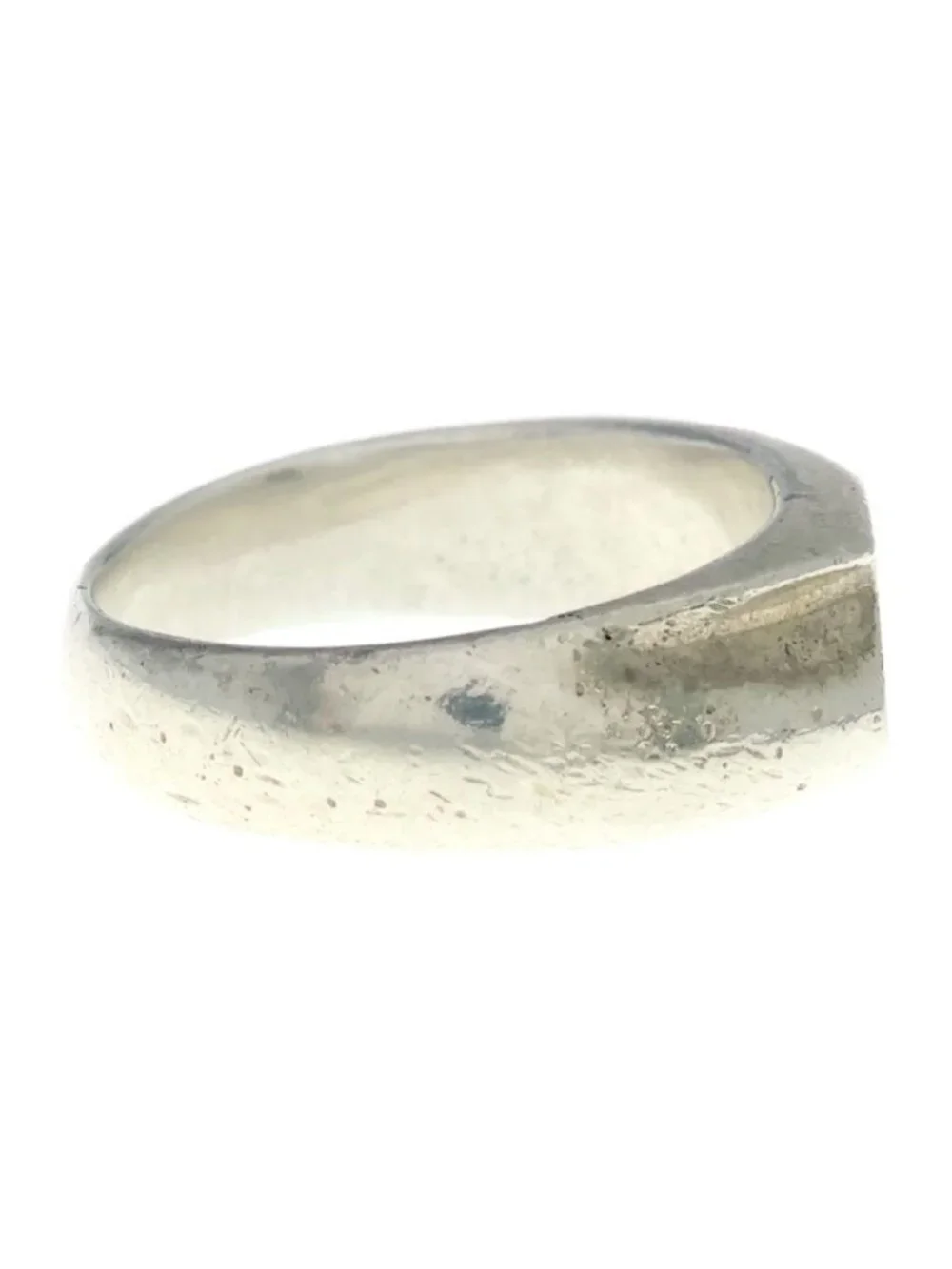 Tiffany & Co Signet Heart Ring Silver